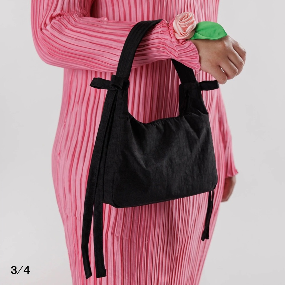 Sandy Liang x Baggu Bow Bag in Black NWT